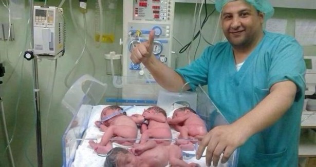 GAZZE VURULURKEN 4 BİN 500 ÇOCUK DOĞDU