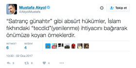 MUSTAFA AKYOL'UN PARMAĞINA BAKIN!